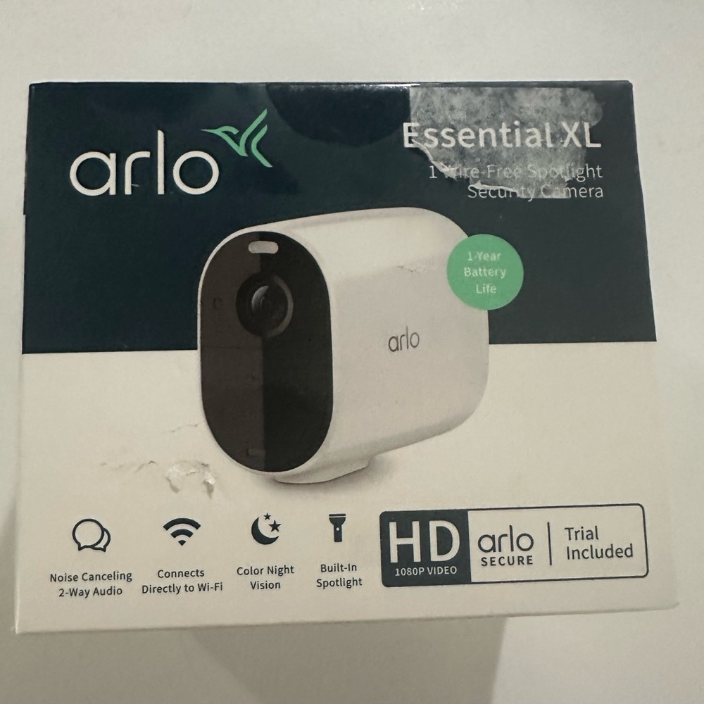 All Essential XL Wire Free White Security Camera New & Sealed Box